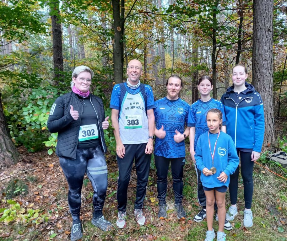 Wacker Läufer beim 55. Birkhahnlauf in Schneeren